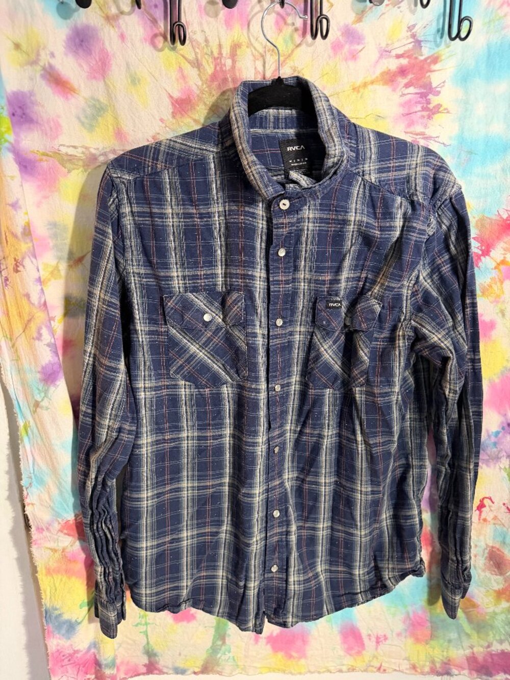 VCA Men's Plaid Button-Down / Flannel Shirt - Men's Medium